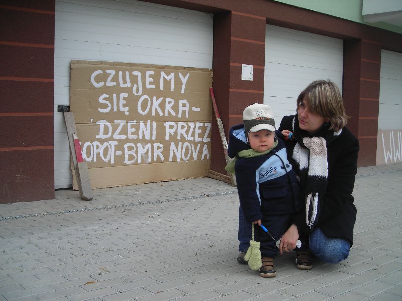 BMRnova transparenty n34 na bloku nieborowska 34