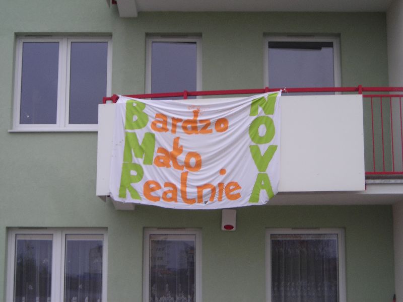 BMRnova transparenty n34 na bloku nieborowska 34