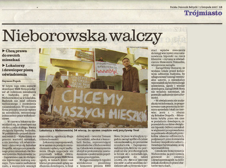 Publikacja w The Times Polska (Dziennik Bałtycki) Publikacja w The Times Polska (Dziennik Bałtycki)