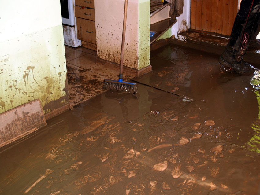 Zalany dom w Ropczycach